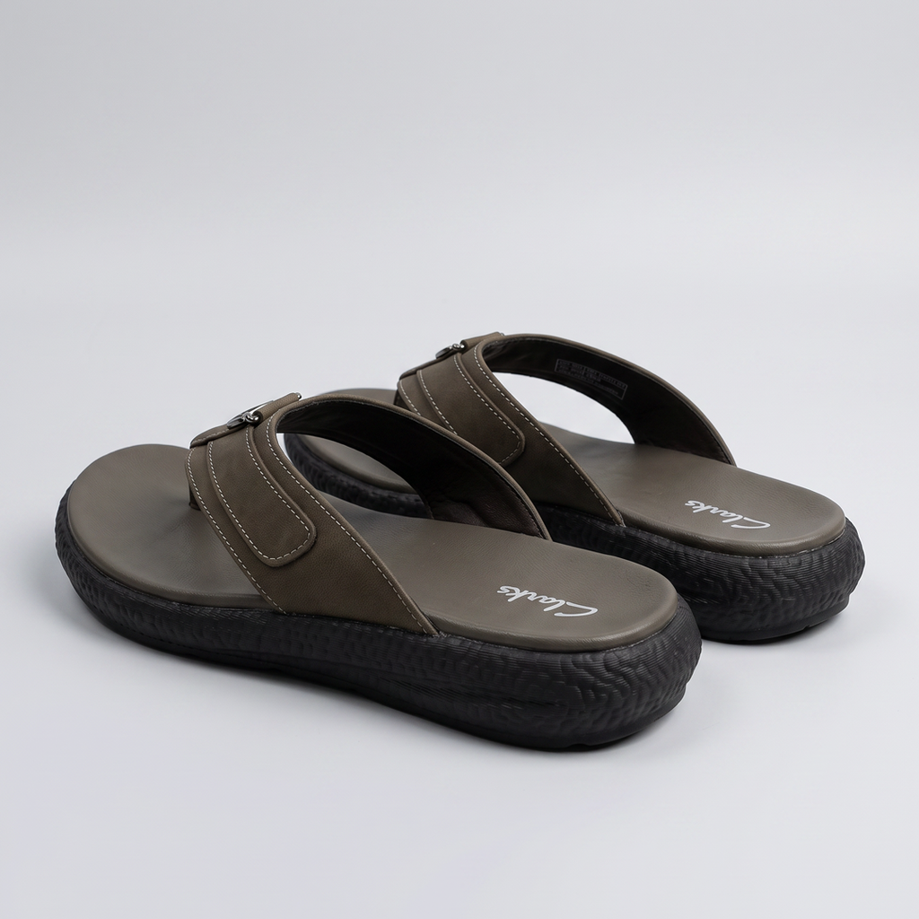Tan Comfort Thong Sandals grey