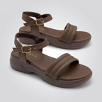 Sporty Platform Sandals brown
