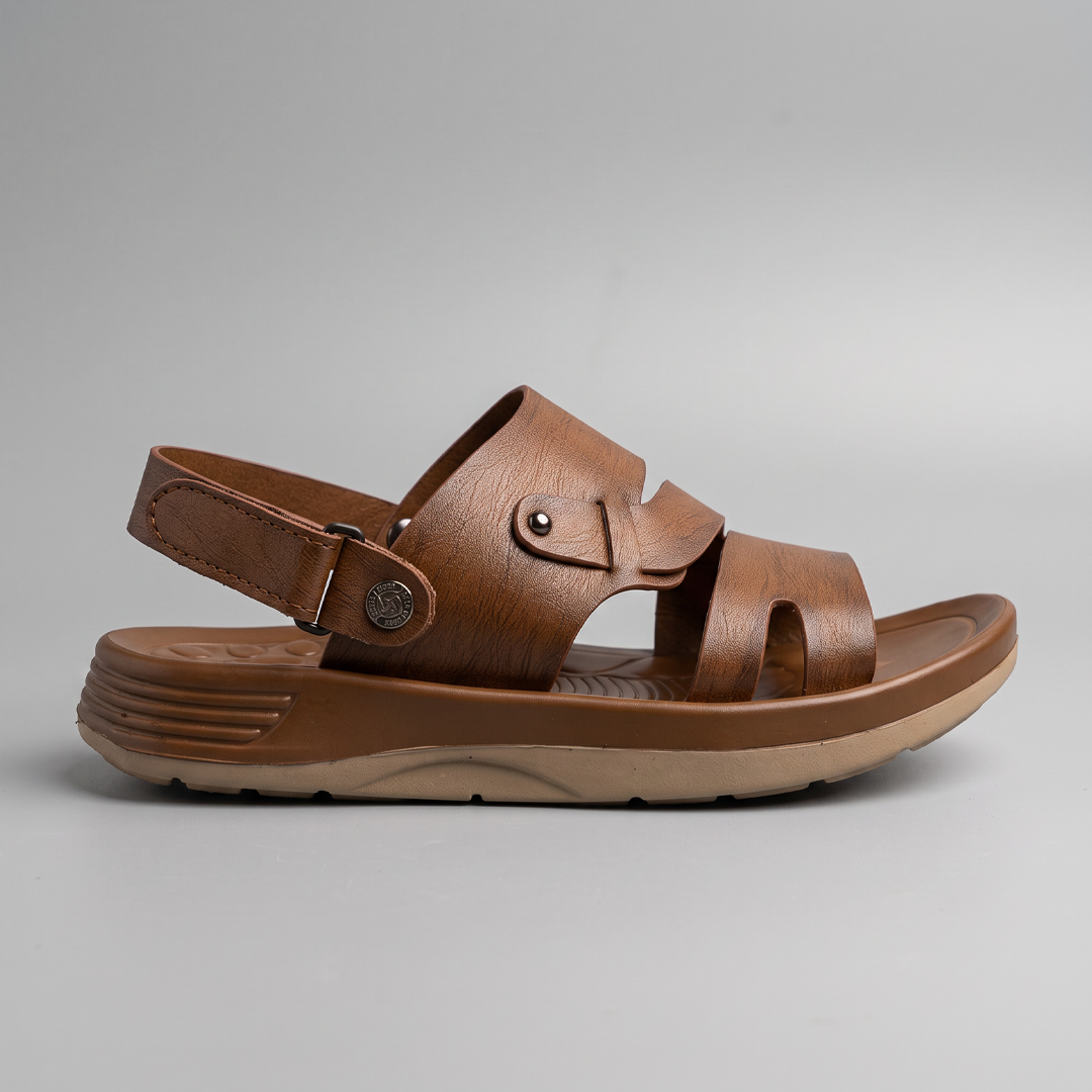Men's Multi Strap Sandals Tan