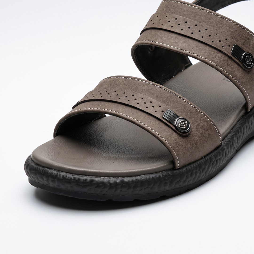 Men's Two Strap Sandals Grey