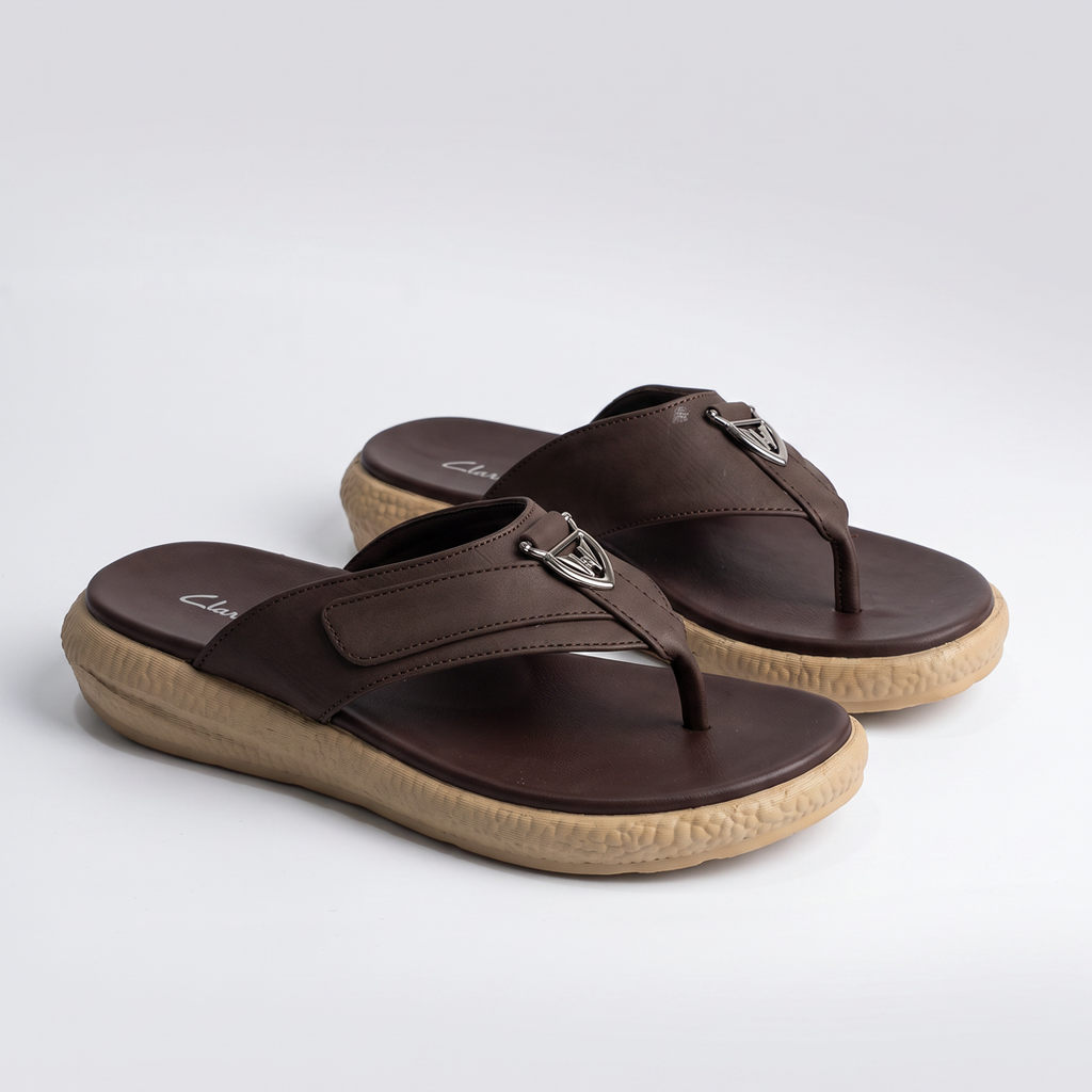Tan Comfort Thong Sandals brown