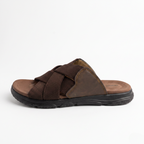 Comfort Cross Strap Sandals brown