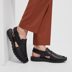 Peshawari Sandle Black