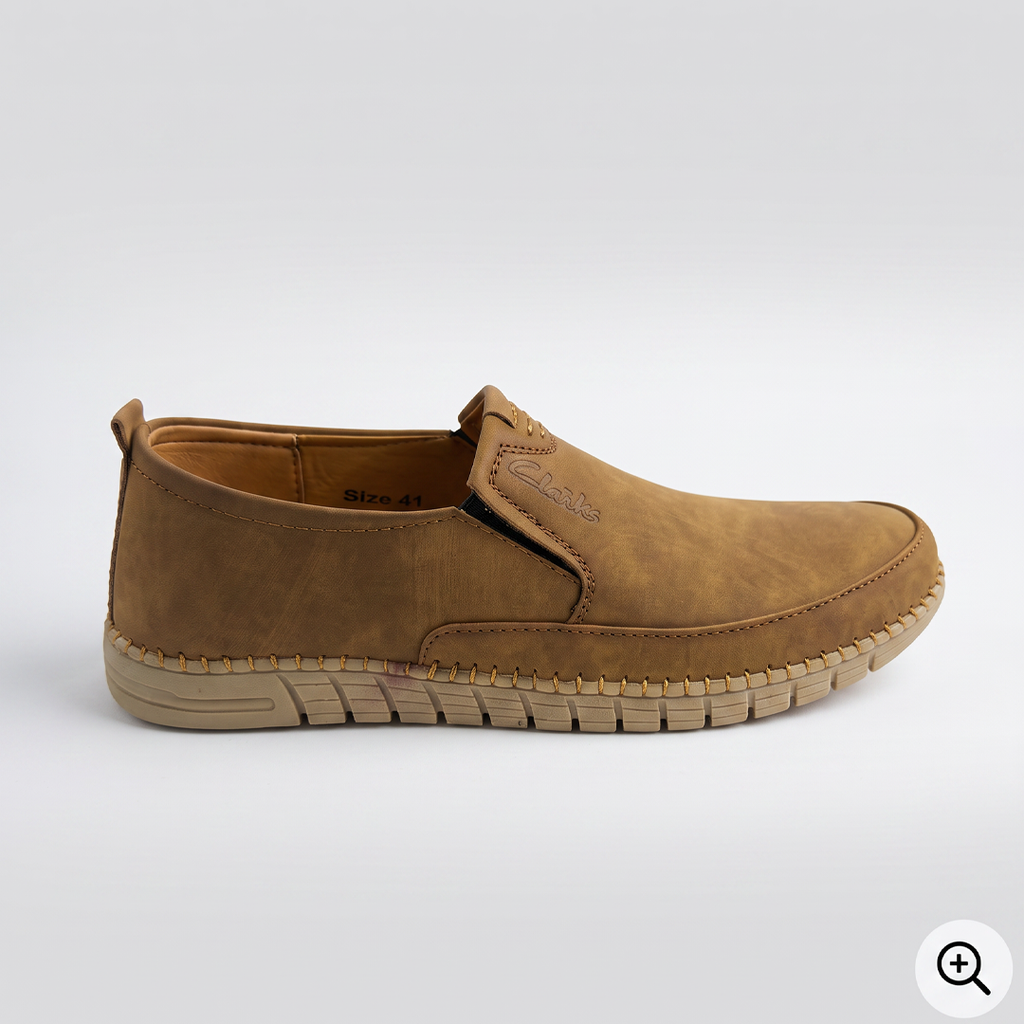 Men's Leather Loafers Tan mustard