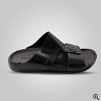 Crossover Slide Sandal black
