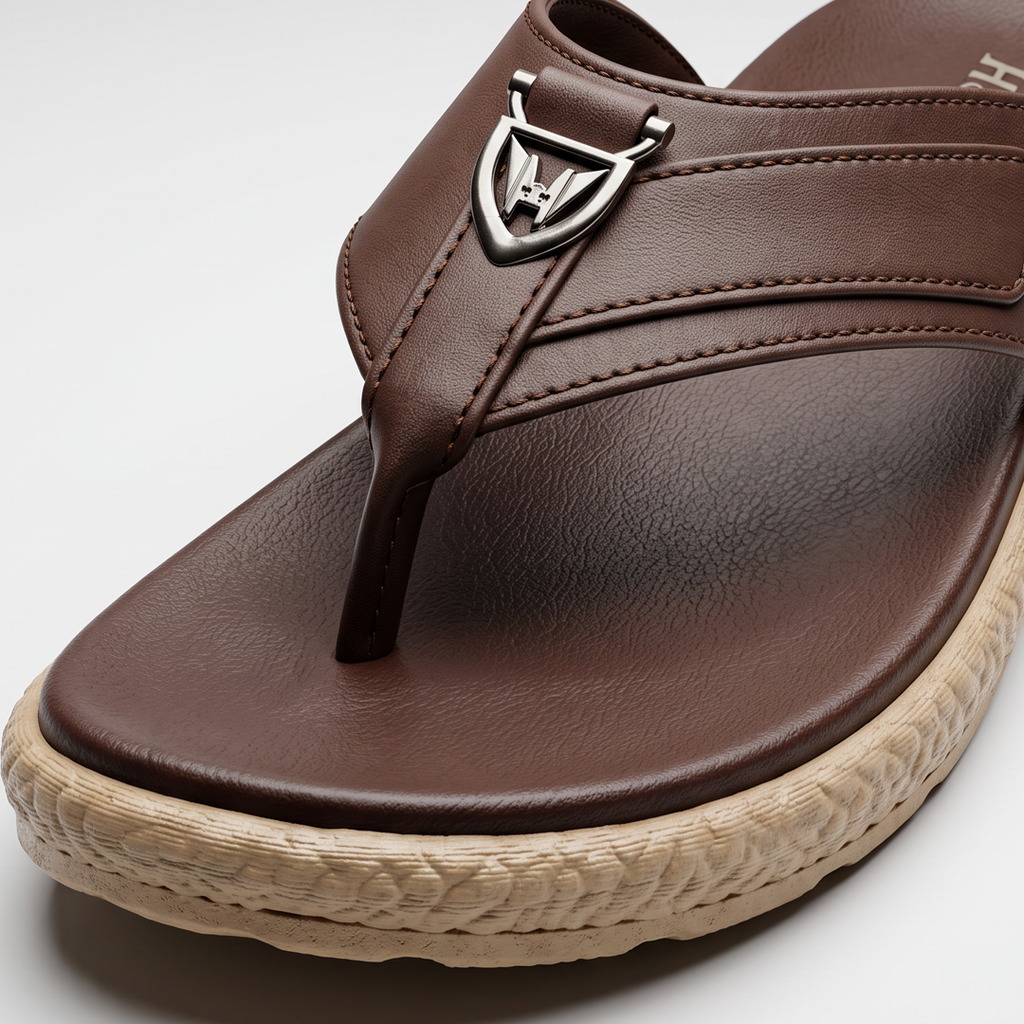 Tan Comfort Thong Sandals brown