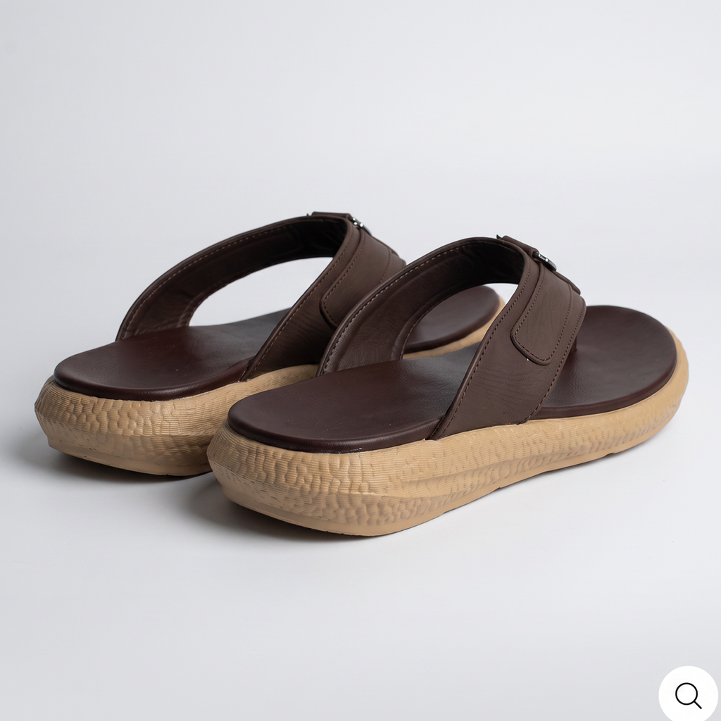 Tan Comfort Thong Sandals brown