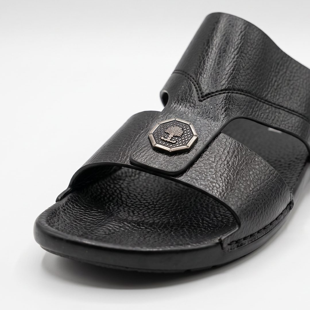 Crossover Slide Sandal black