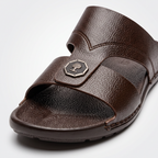 Crossover Slide Sandal brown