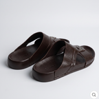 Crossover Slide Sandal brown