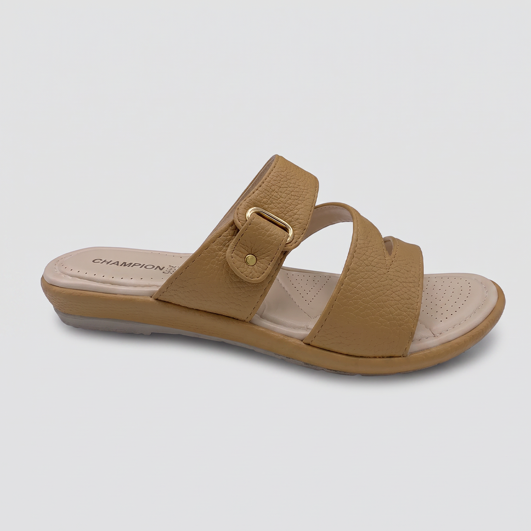 Comfort Slide Sandals mustard