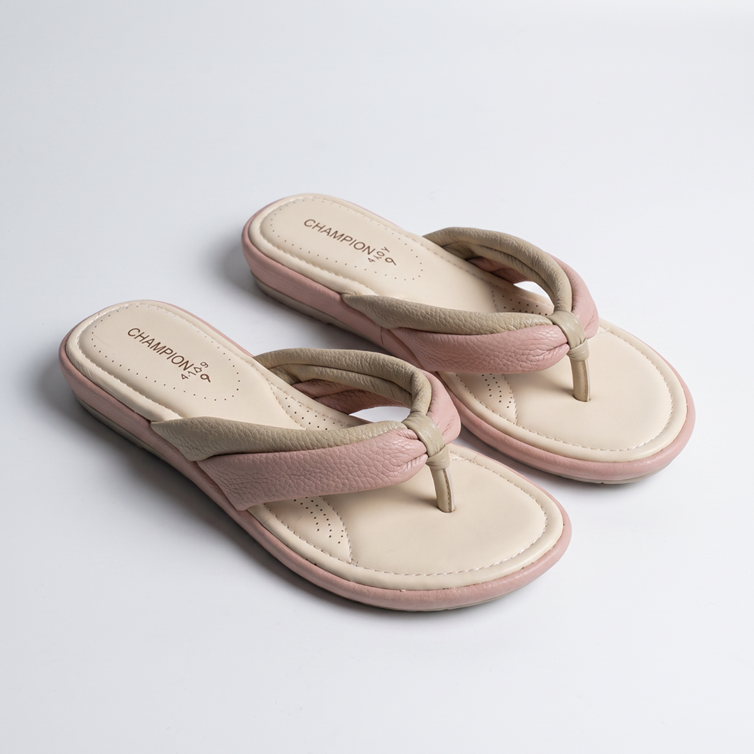 Knotted Flip Flops pink