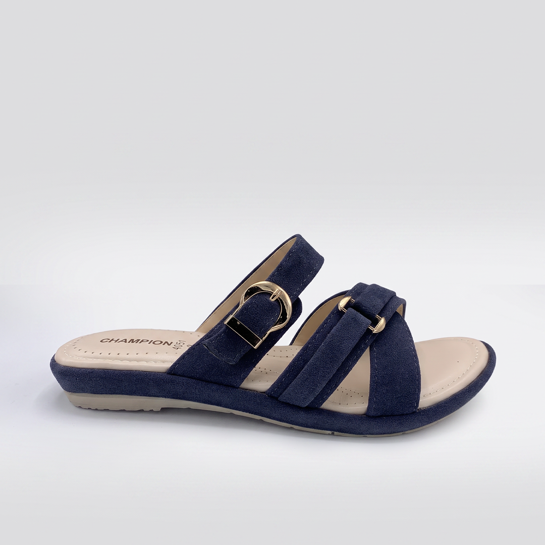 Suede Sandals blue