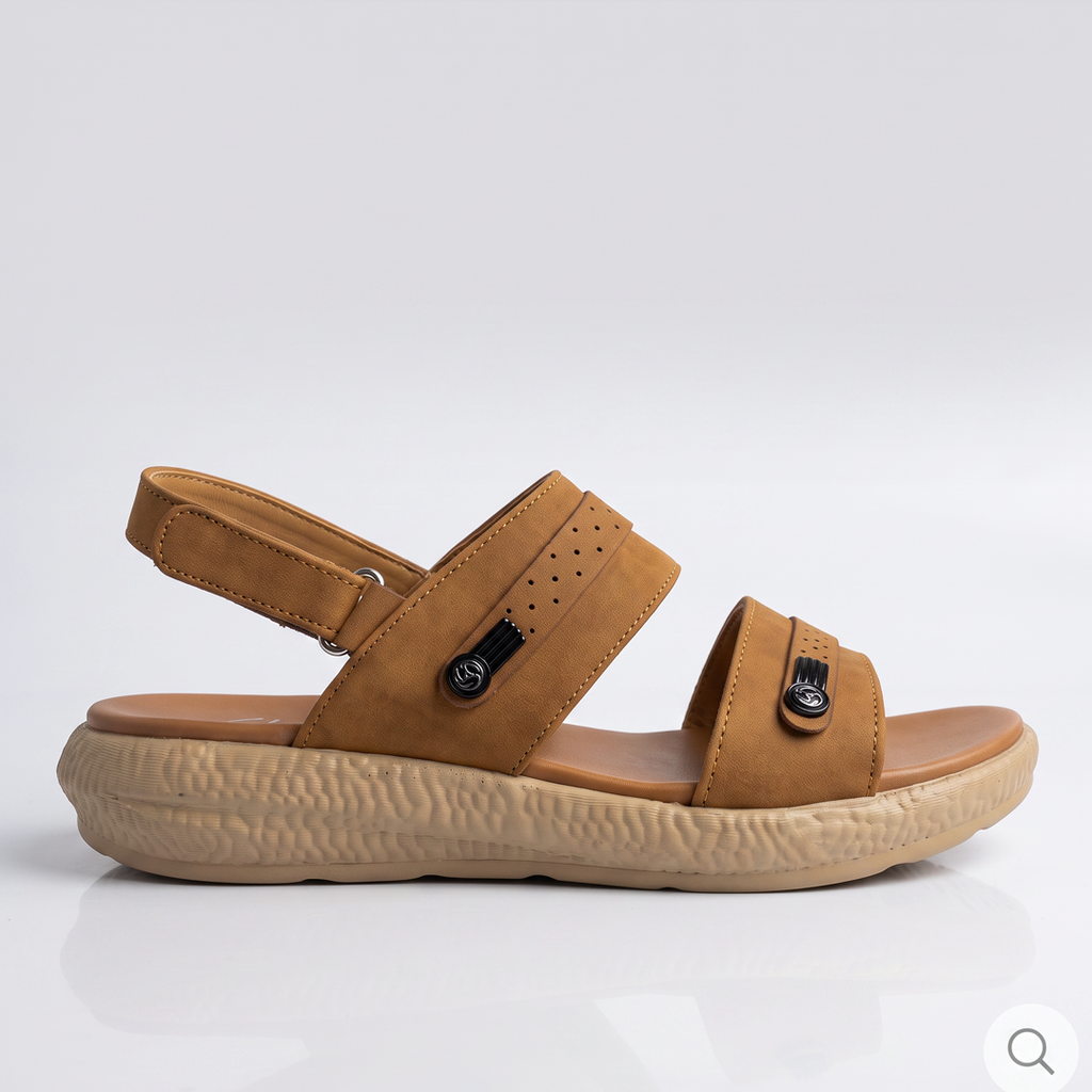 Men's Two Strap Sandals mustard