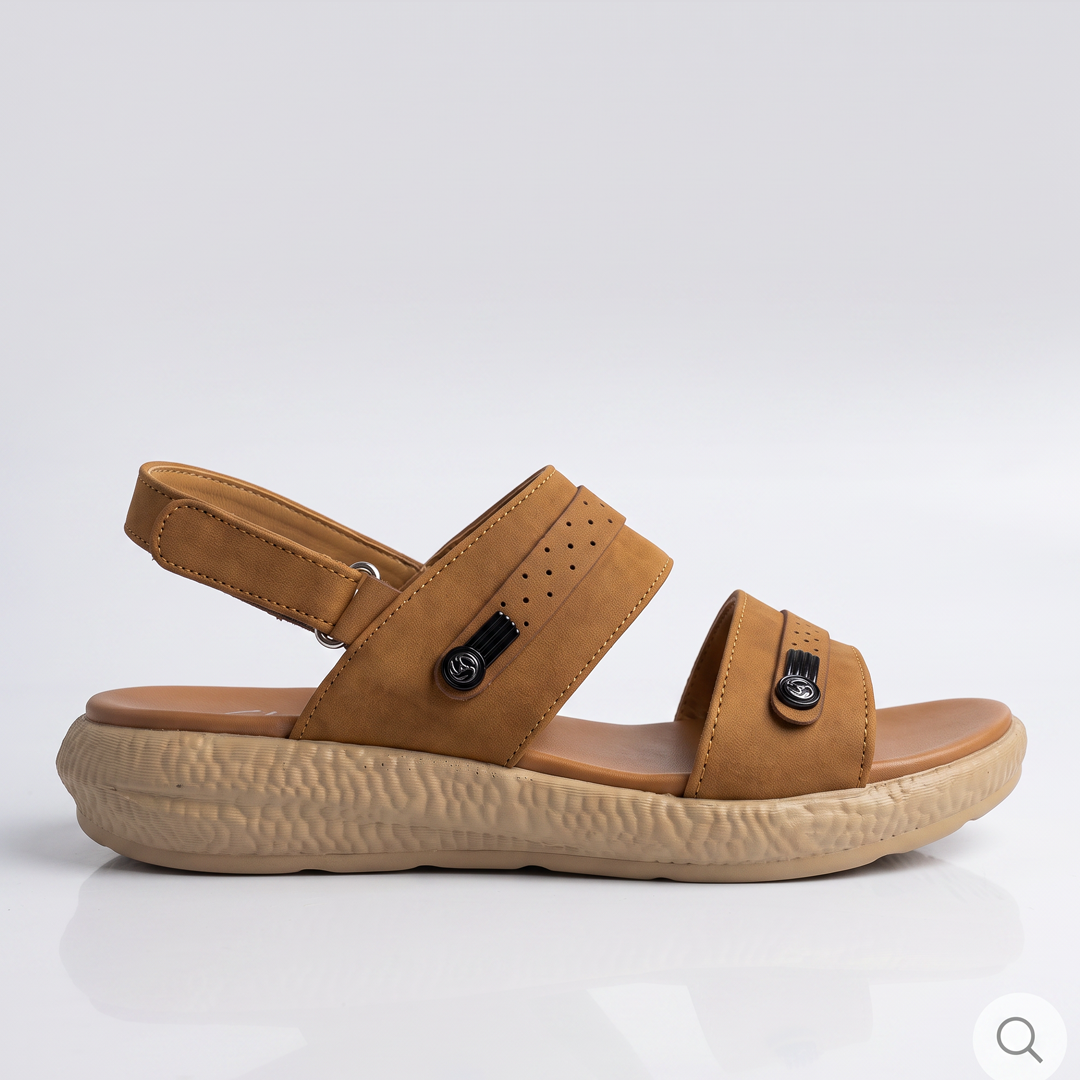 Men's Two Strap Sandals mustard