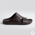Crossover Slide Sandal brown