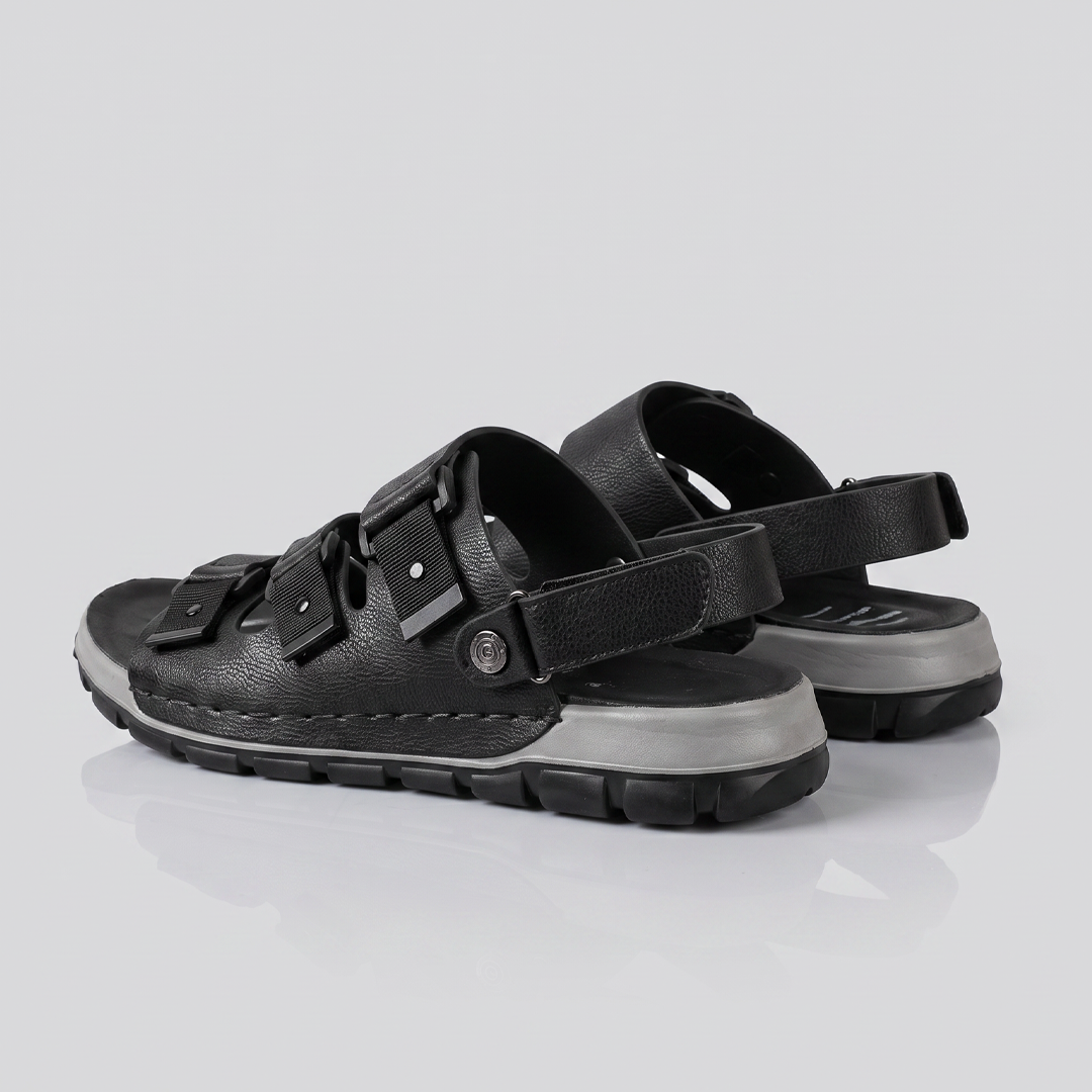 Triple Strap Sport Sandals Men's Rugged Sole