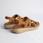 Men's Two Strap Sandals mustard