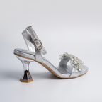 Embellished Heels silver