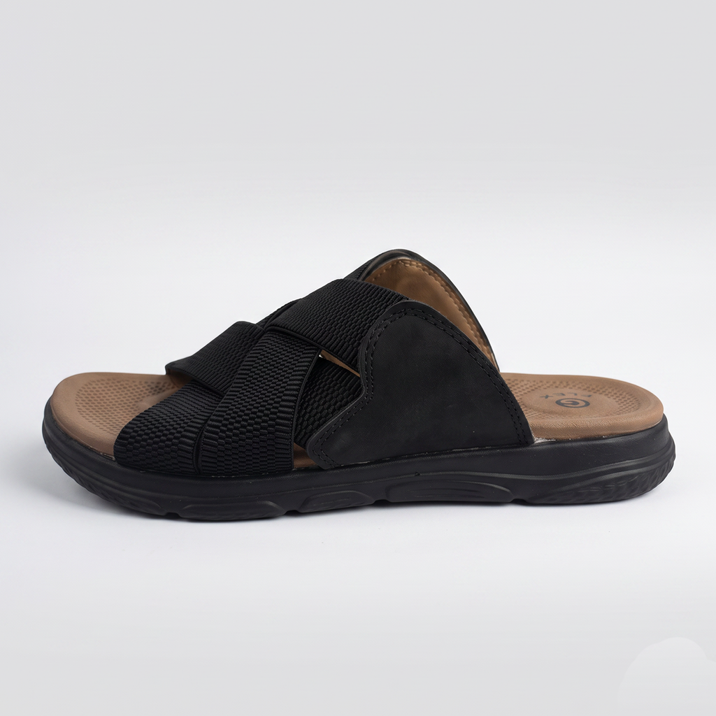 Comfort Cross Strap Sandals black