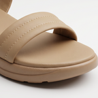 Sporty Platform Sandals biege