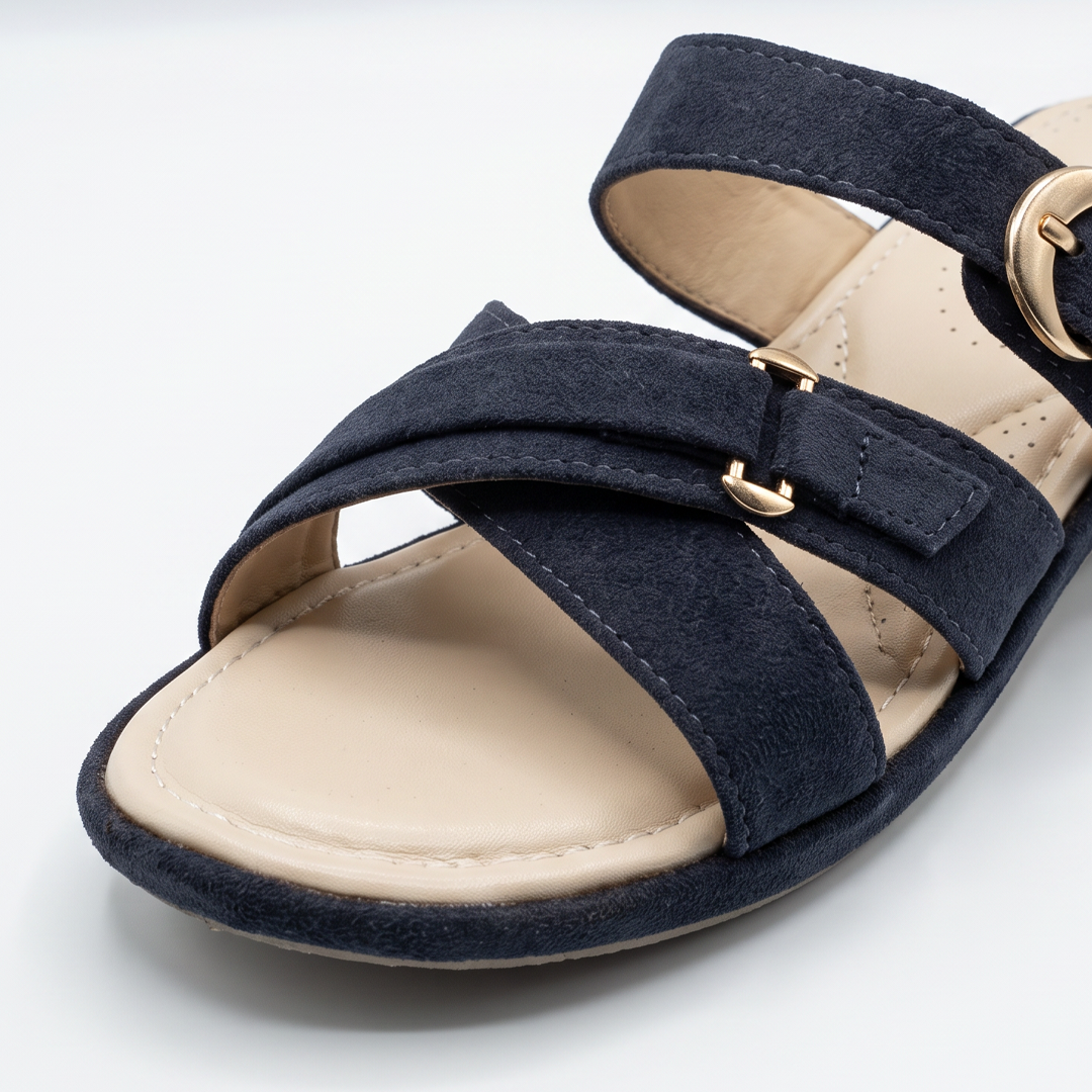 Suede Sandals blue