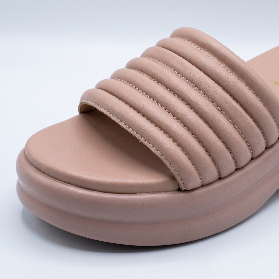 Chunky Block Heel Sandals pink