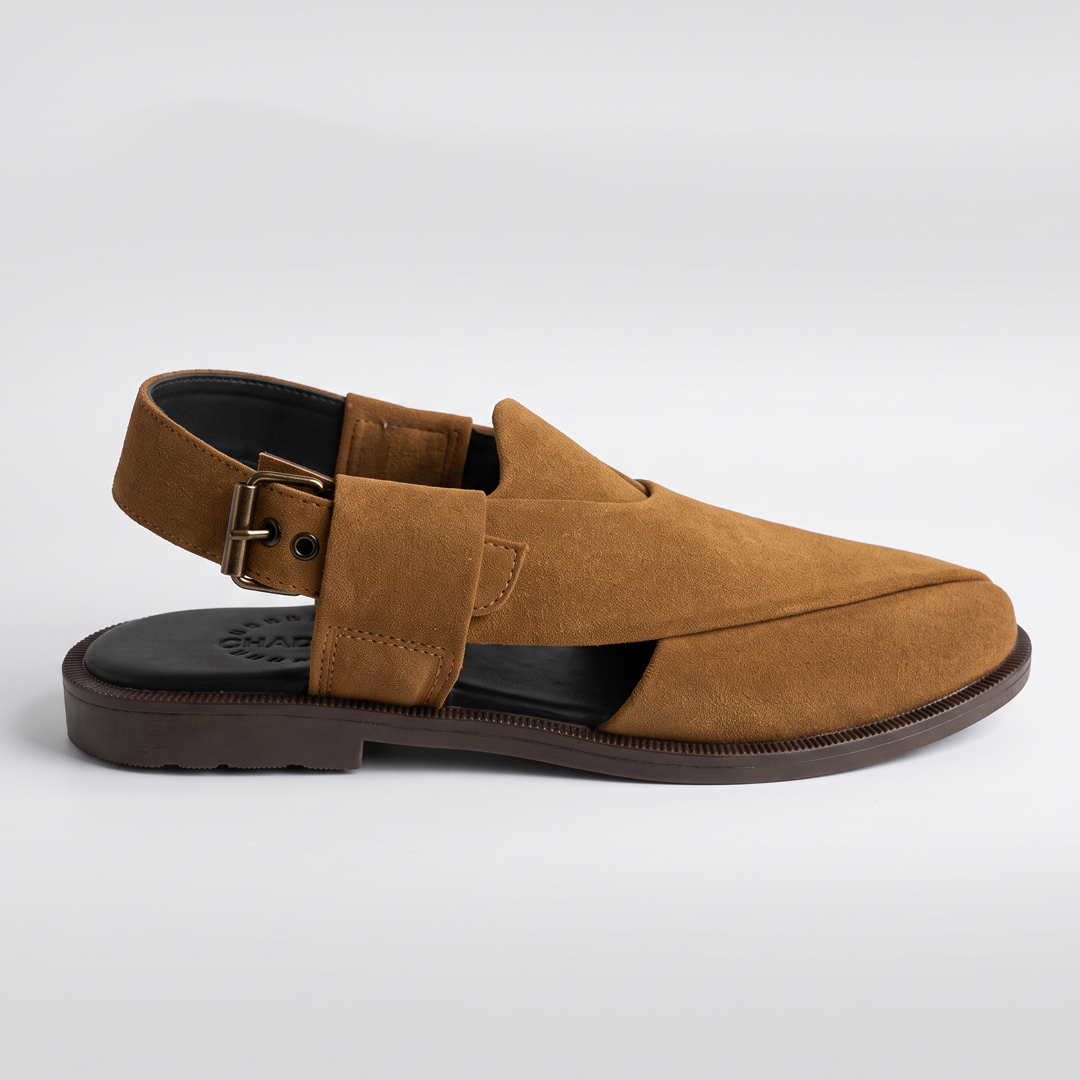 Peshawari sued mustard sandals