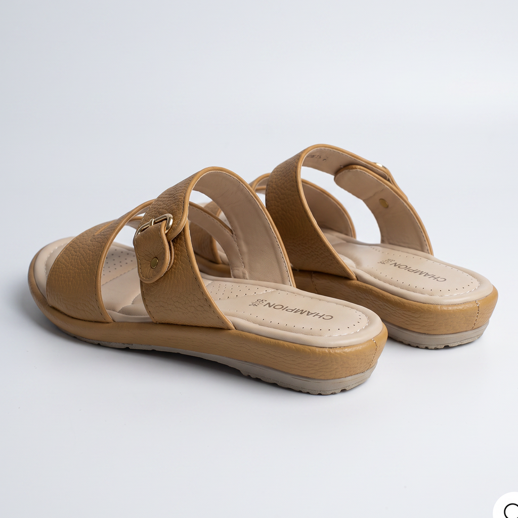 Comfort Slide Sandals mustard