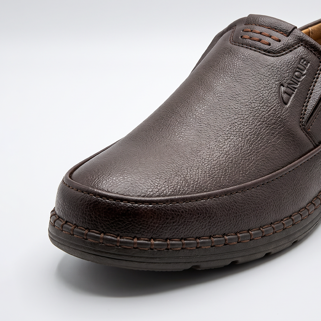 Men's Leather Loafers Dark Brown