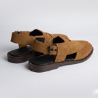 Peshawari sued mustard sandals