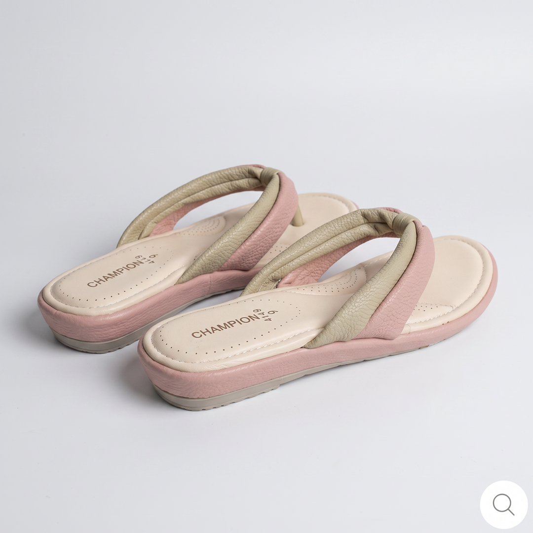 Knotted Flip Flops pink