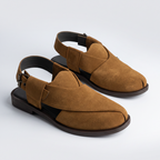 Peshawari sued mustard sandals