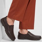 Men's Leather Loafers Dark Brown