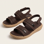 Men's Two Strap Sandals Dark Brown