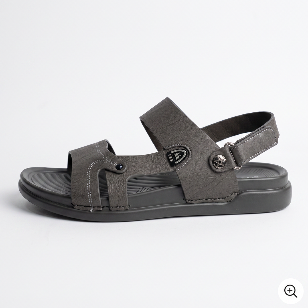 Men's Two Strap Sandals Grey