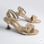 Embellished Heels gold