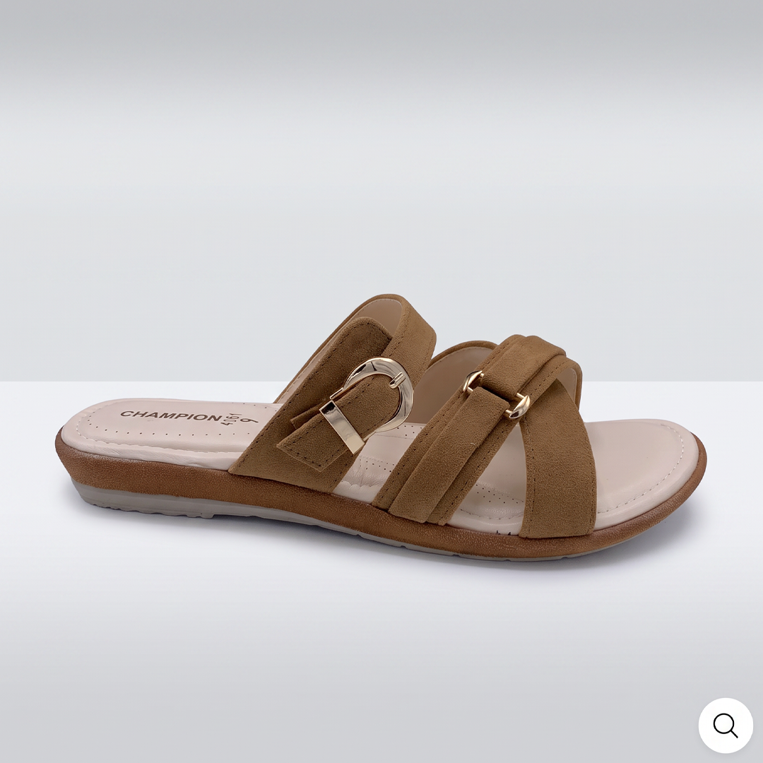 Suede Sandals mustred