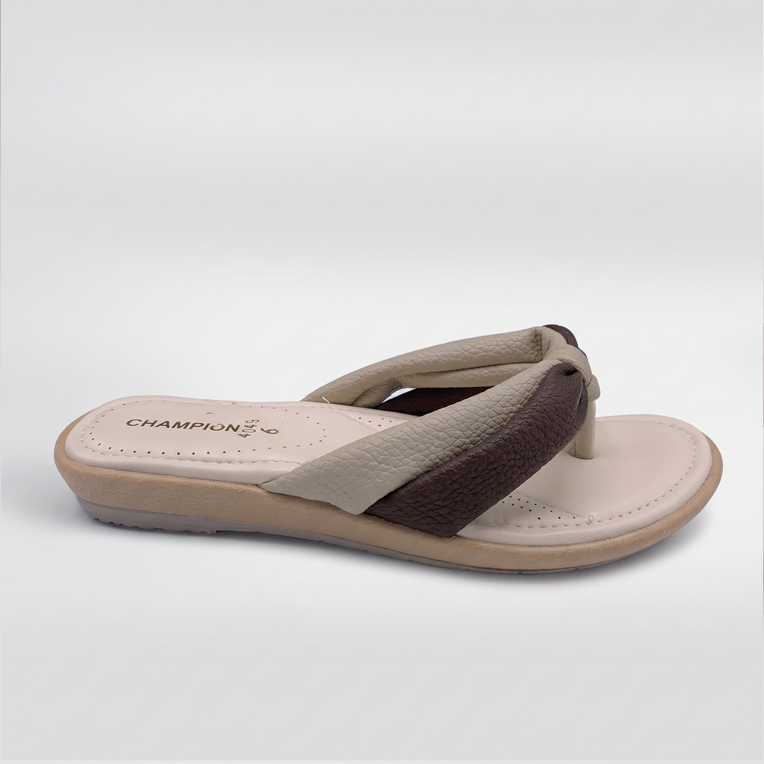 Knotted Flip Flops brown