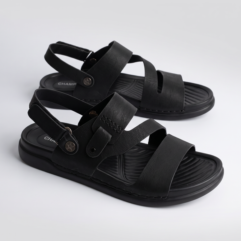 Men's Open Toe Sandals Black