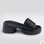 Chunky Block Heel Sandals black
