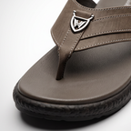 Tan Comfort Thong Sandals grey