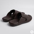 Cross Over Slide Sandals brown