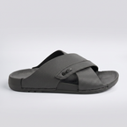 Crossover Slide Sandals grey