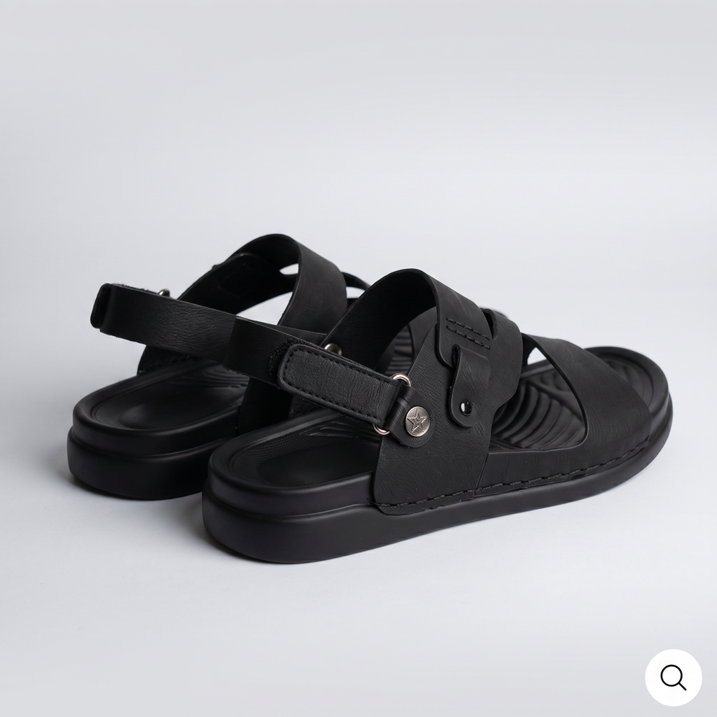 Men's Open Toe Sandals Black