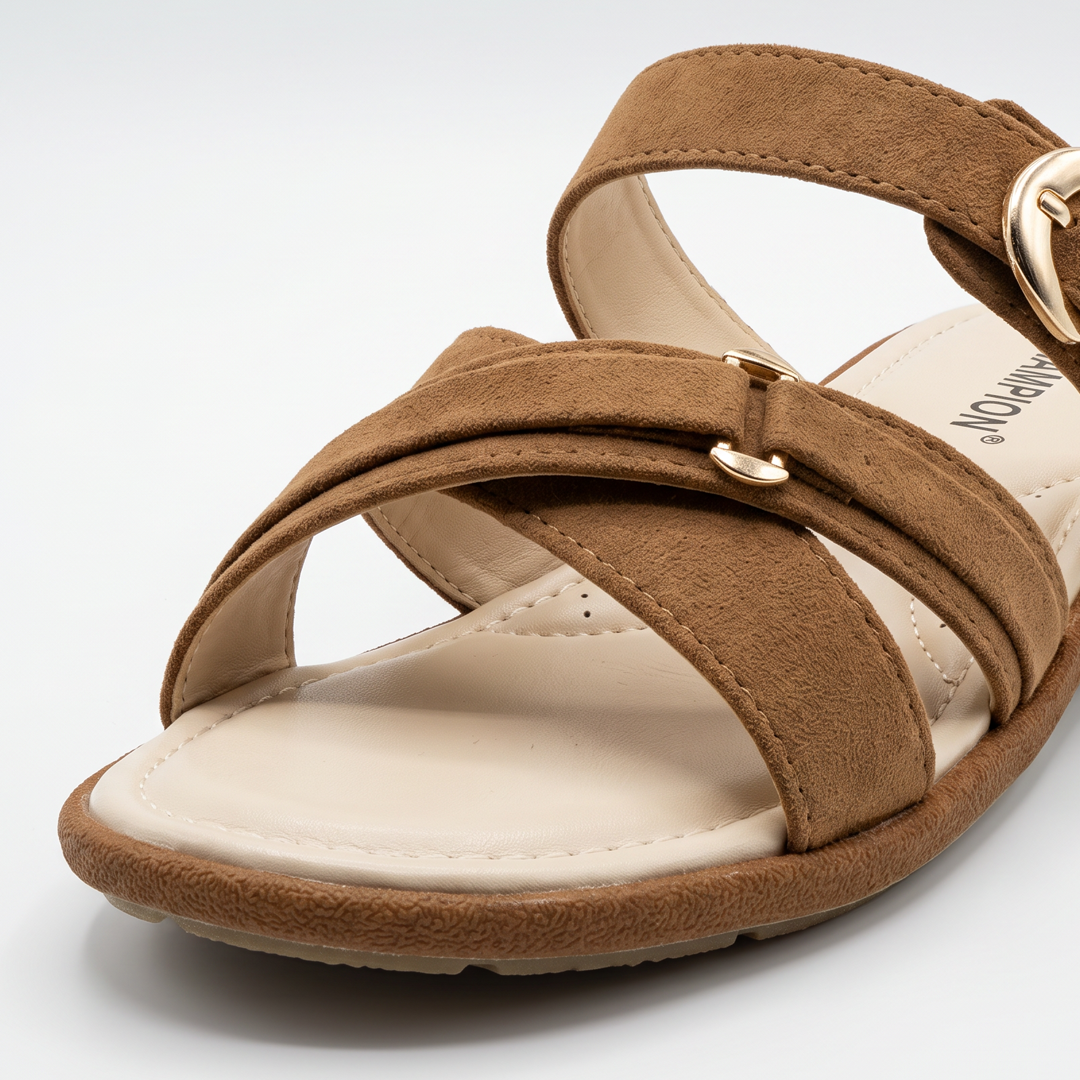 Suede Sandals mustred