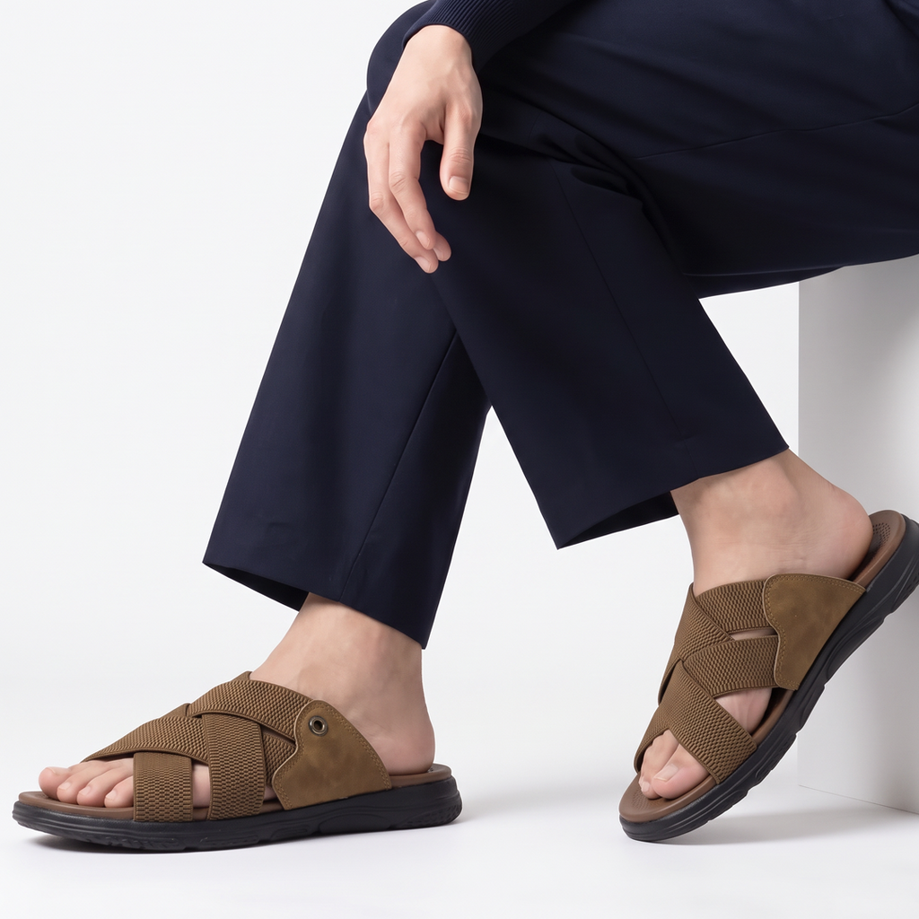 Cross Strap Comfort musterd