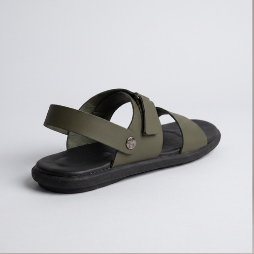 Men's Buckle Sandals Green