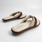 Knotted Flip Flops brown