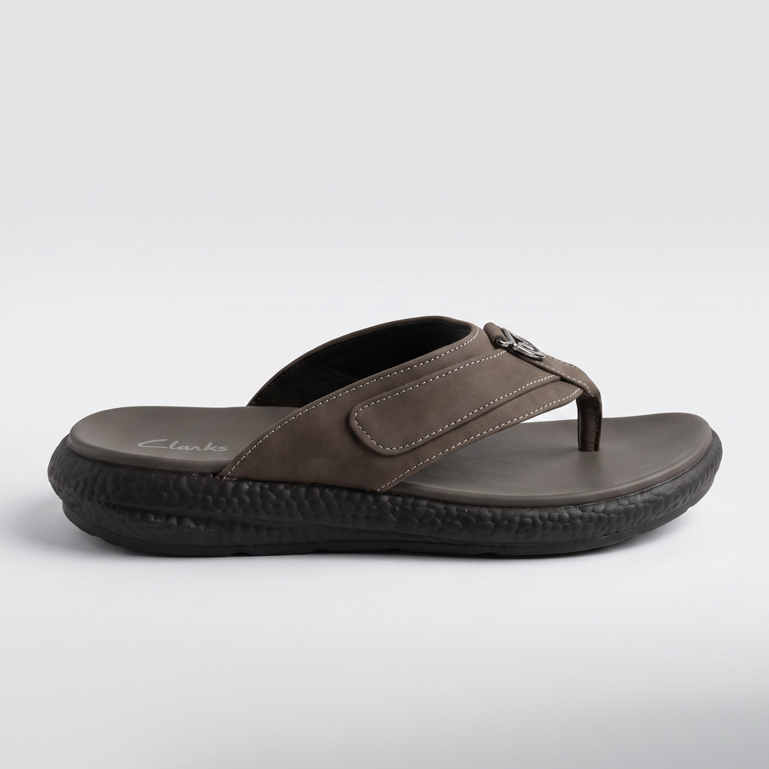 Tan Comfort Thong Sandals grey